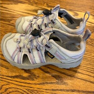 Teva Kids' White and Pink Adventure Sandals